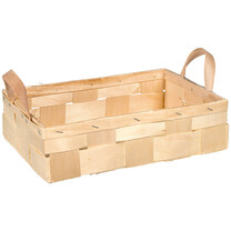 Holzspankörbe mit Henkel Holzspankörbe mit Henkel