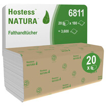Hostess® NATURA Papierhandtücher 6811 2-lagig ZickZack Falzung