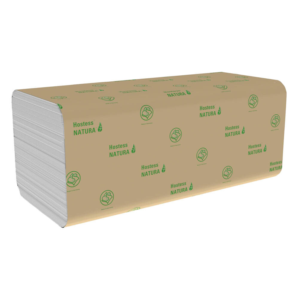 Hostess® NATURA Papierhandtücher 6811 2-lagig ZickZack Falzung Hostess® NATURA Papierhandtücher 6811 2-lagig ZickZack Falzung