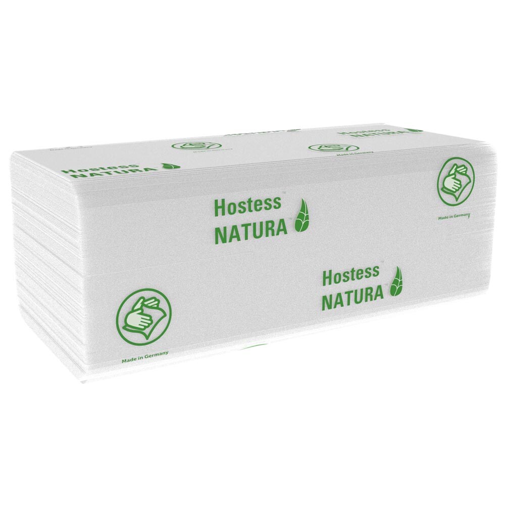 Hostess® NATURA Papierhandtücher 6812 2-lagig C-Falzung Hostess® NATURA Papierhandtücher 6812 2-lagig C-Falzung