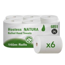 Hostess® NATURA Rollenhandtücher 6851 2-lagig Hostess® NATURA Rollenhandtücher 6851 2-lagig