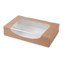 Kartonschachteln 900 ml mit Sichtfenster
