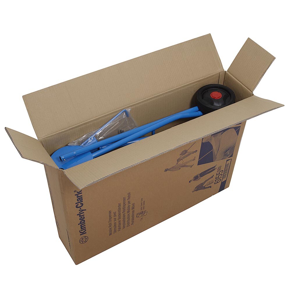 Kimberly-Clark Professional mobiler Wischtuchspender 6155 blau Kimberly-Clark Professional mobiler Wischtuchspender 6155 blau