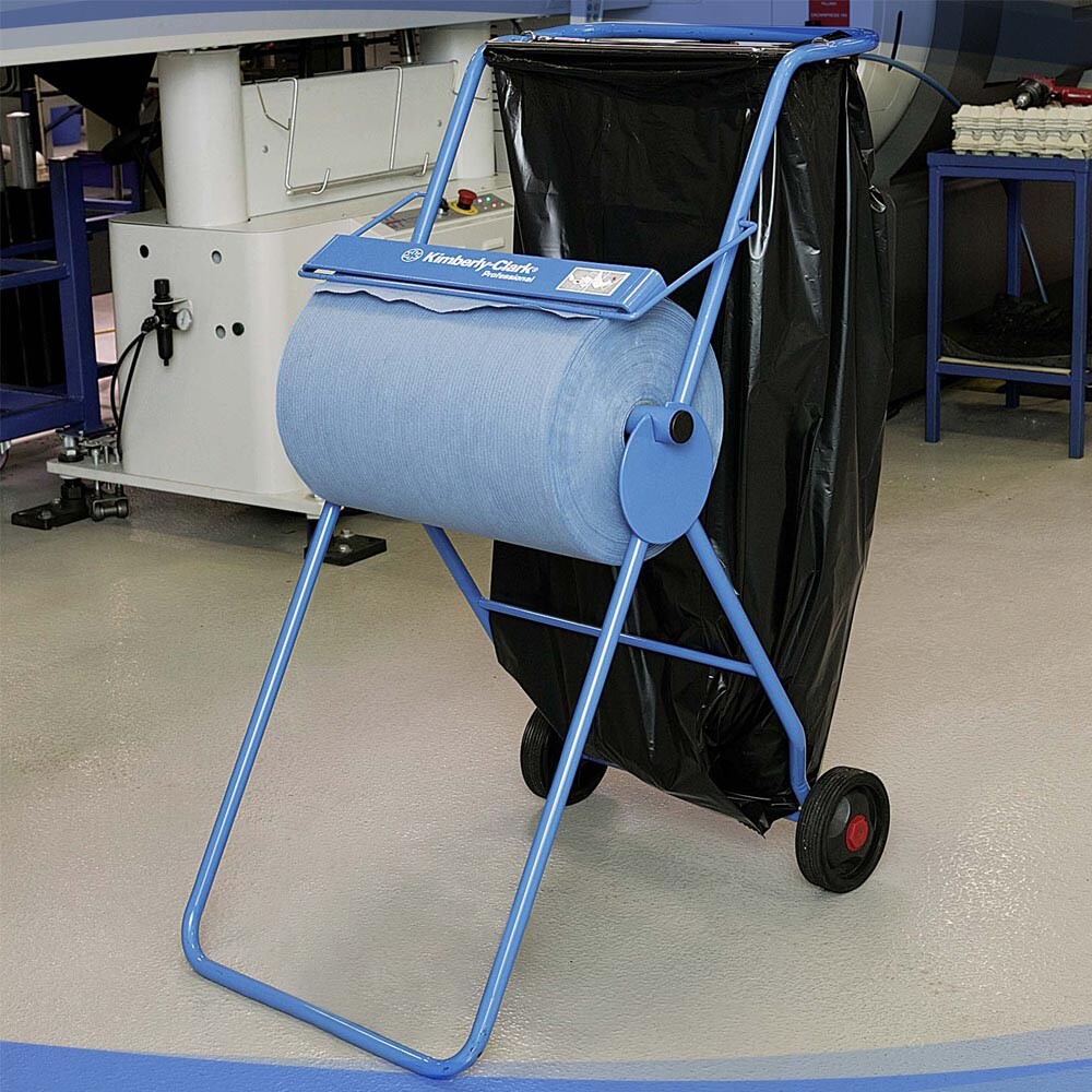 Kimberly-Clark Professional mobiler Wischtuchspender 6155 blau Kimberly-Clark Professional mobiler Wischtuchspender 6155 blau