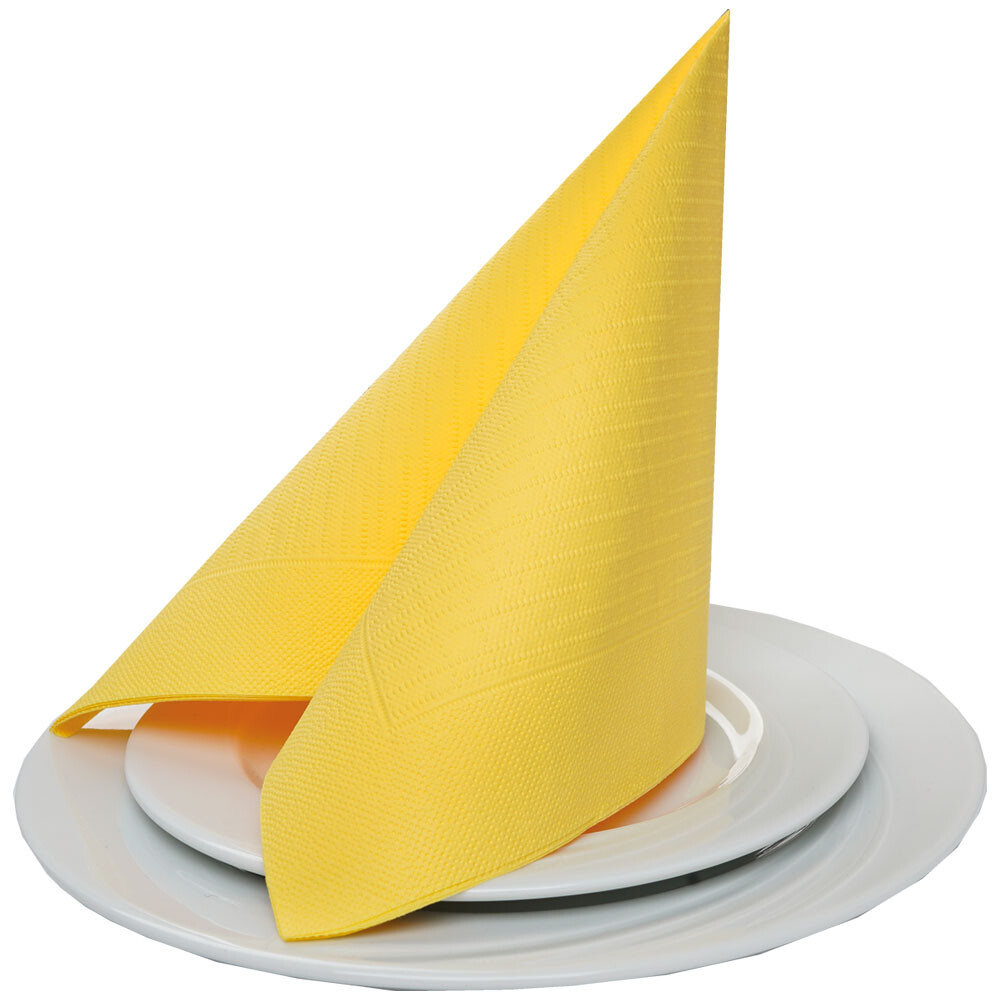 Duni Klassik-Servietten 40 x 40 cm Gelb Duni Klassik-Servietten 40 x 40 cm Gelb