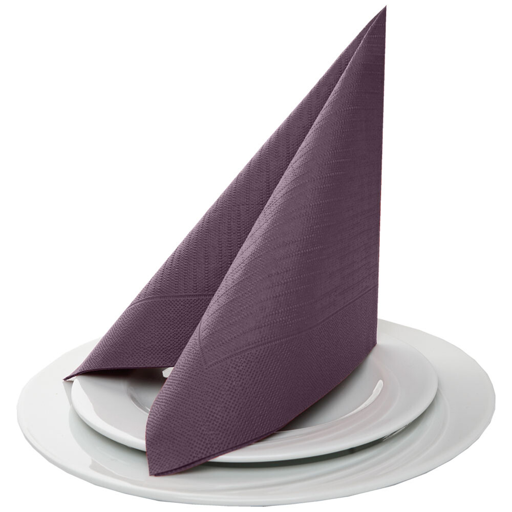 Duni Klassik-Servietten 40 x 40 cm Plum