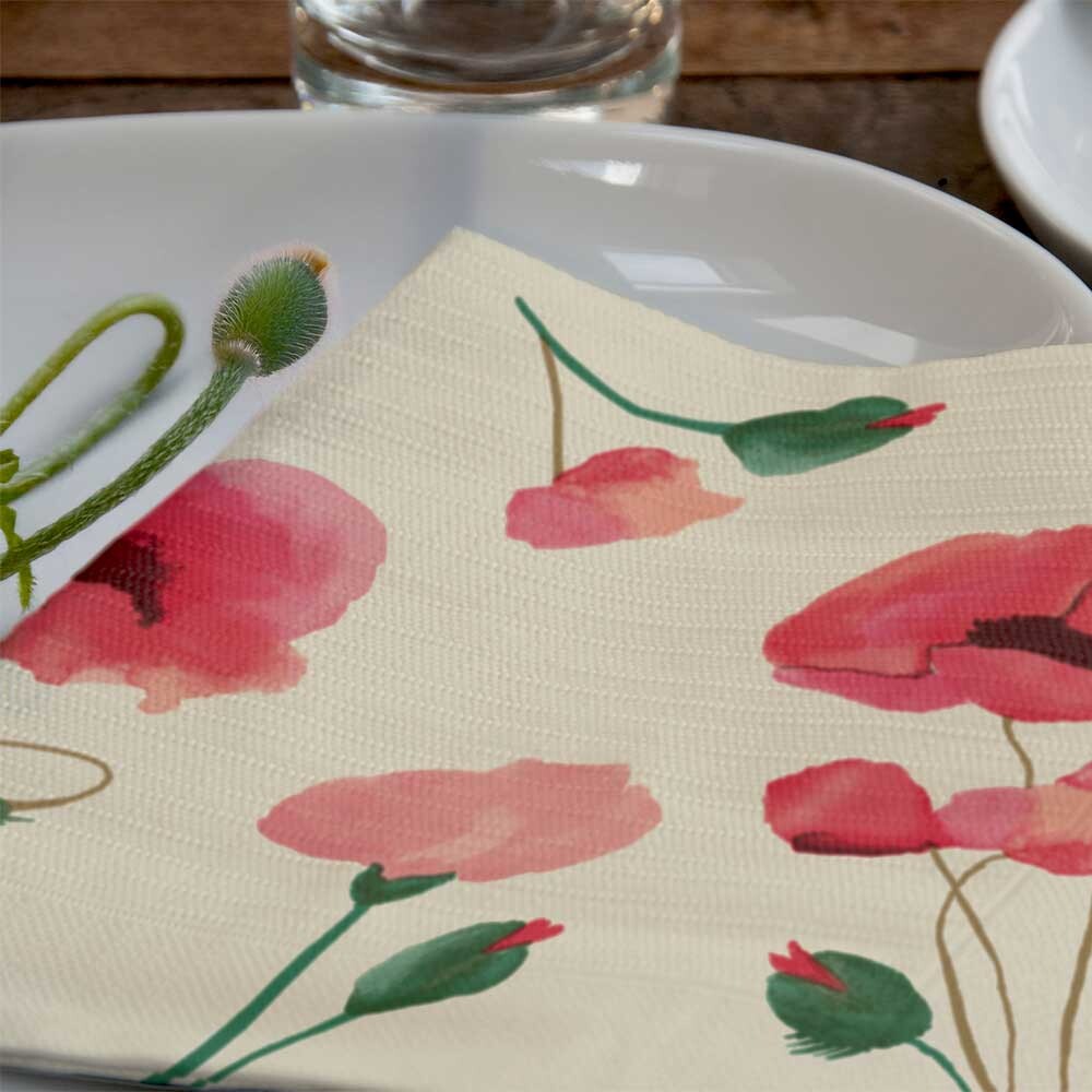 Duni Klassik-Servietten 40 x 40 cm Poppy Charm Duni Klassik-Servietten 40 x 40 cm Poppy Charm