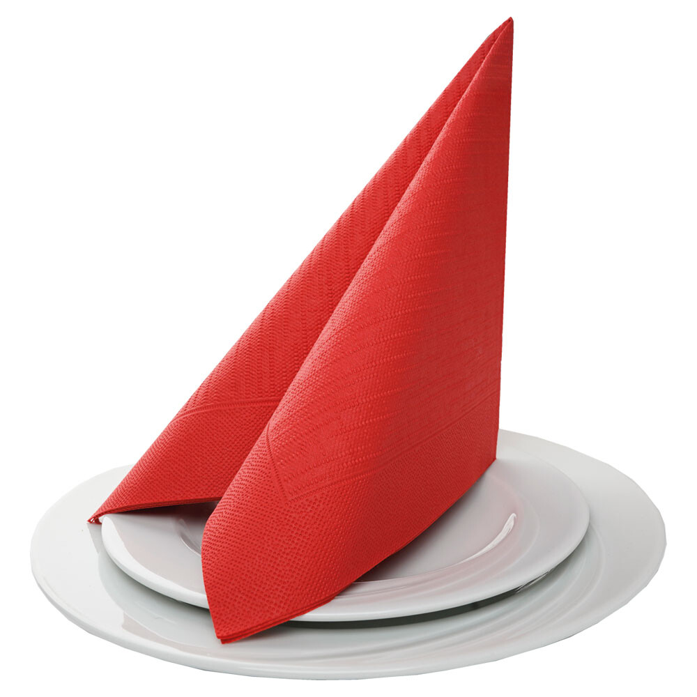 Duni Klassik-Servietten 40 x 40 cm Rot