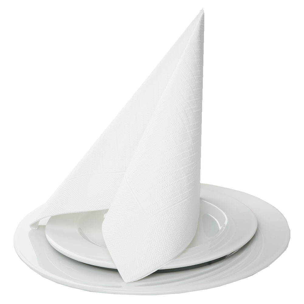Duni Klassik-Servietten 40 x 40 cm Weiß Duni Klassik-Servietten 40 x 40 cm Weiß