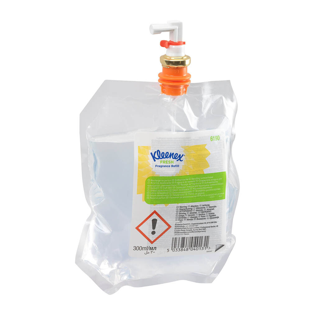 Kleenex® Duft Lufterfrischer Fresh 6190 Nachfüllpackung farblos 6 x 300 ml Kleenex® Duft Lufterfrischer Fresh 6190 Nachfüllpackung farblos 6 x 300 ml