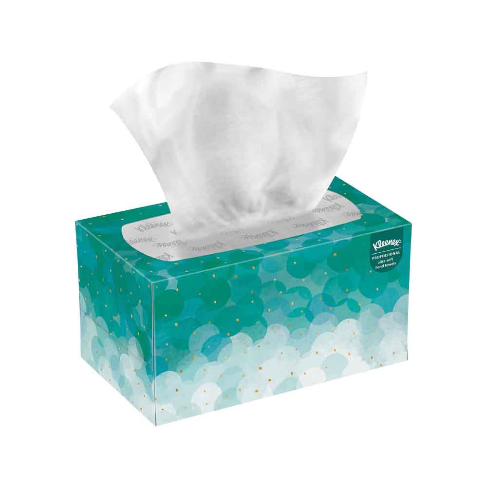 Kleenex Ultra Soft Papierhandtücher Zupfbox weiß
