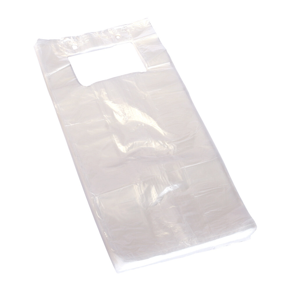 Knotenbeutel aus HDPE Breite 210 Falte 110 Höhe 470 mm Knotenbeutel aus HDPE Breite 210 Falte 110 Höhe 470 mm