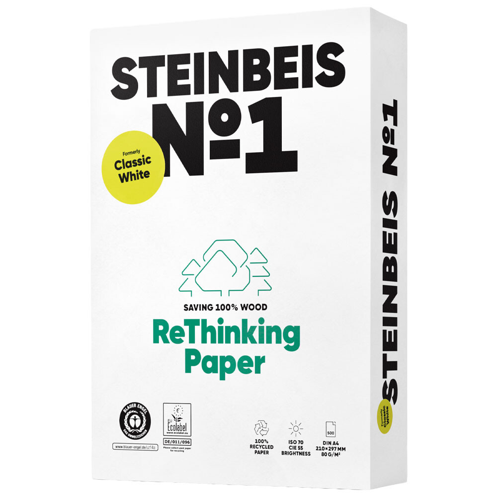 Kopierpapier A4 recycling Steinbeis No. 1