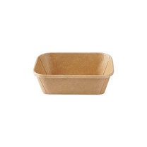 Kraft Feinkostbecher rechteckig braun 150gr. Kraft Feinkostbecher rechteckig braun 150gr.