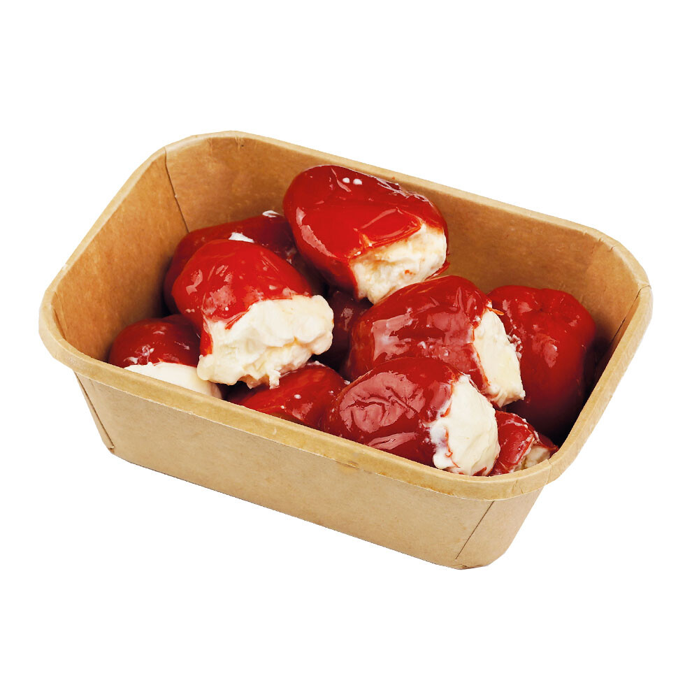 Kraft Feinkostbecher rechteckig braun 150gr. Kraft Feinkostbecher rechteckig braun 150gr.