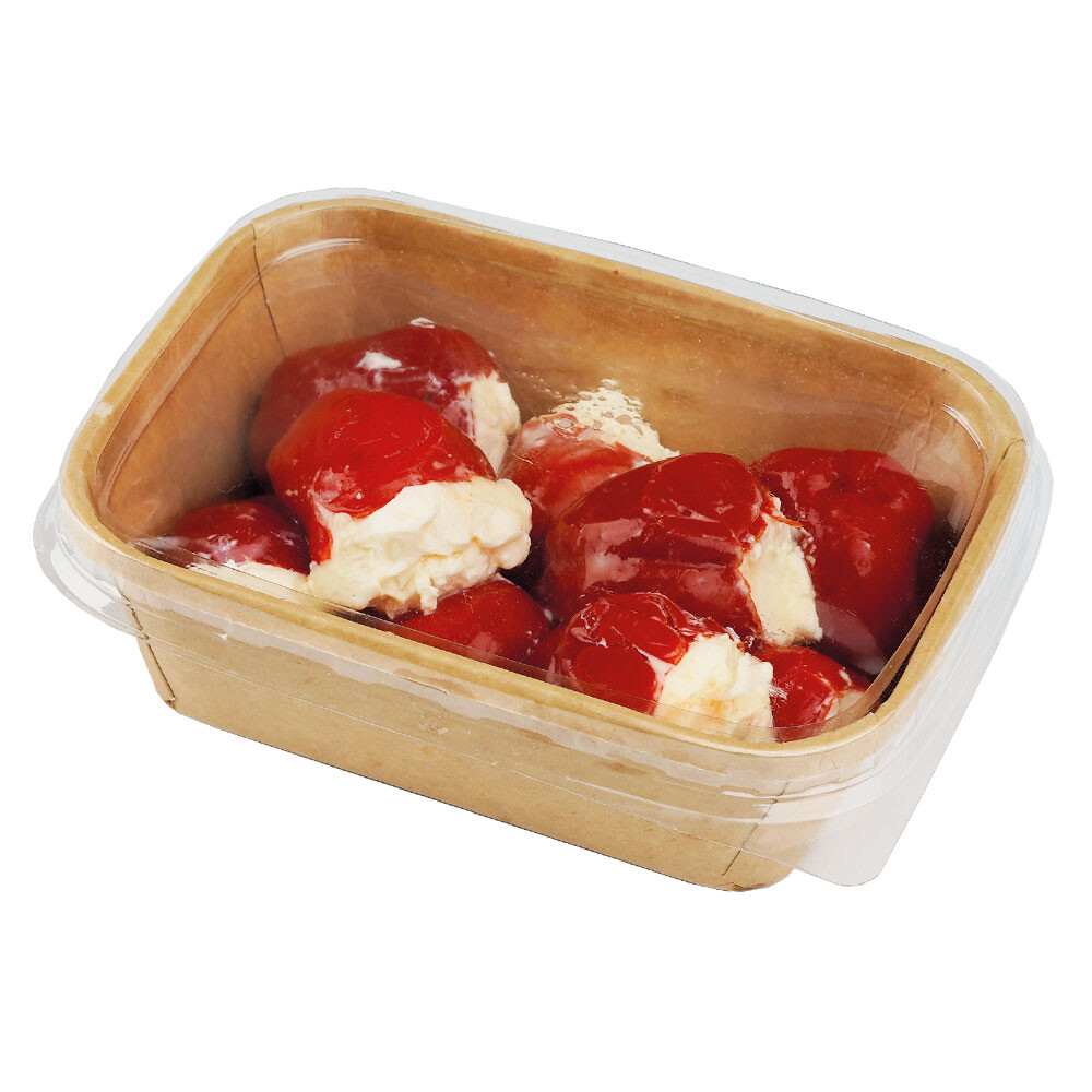 Kraft Feinkostbecher rechteckig braun 150gr. Kraft Feinkostbecher rechteckig braun 150gr.