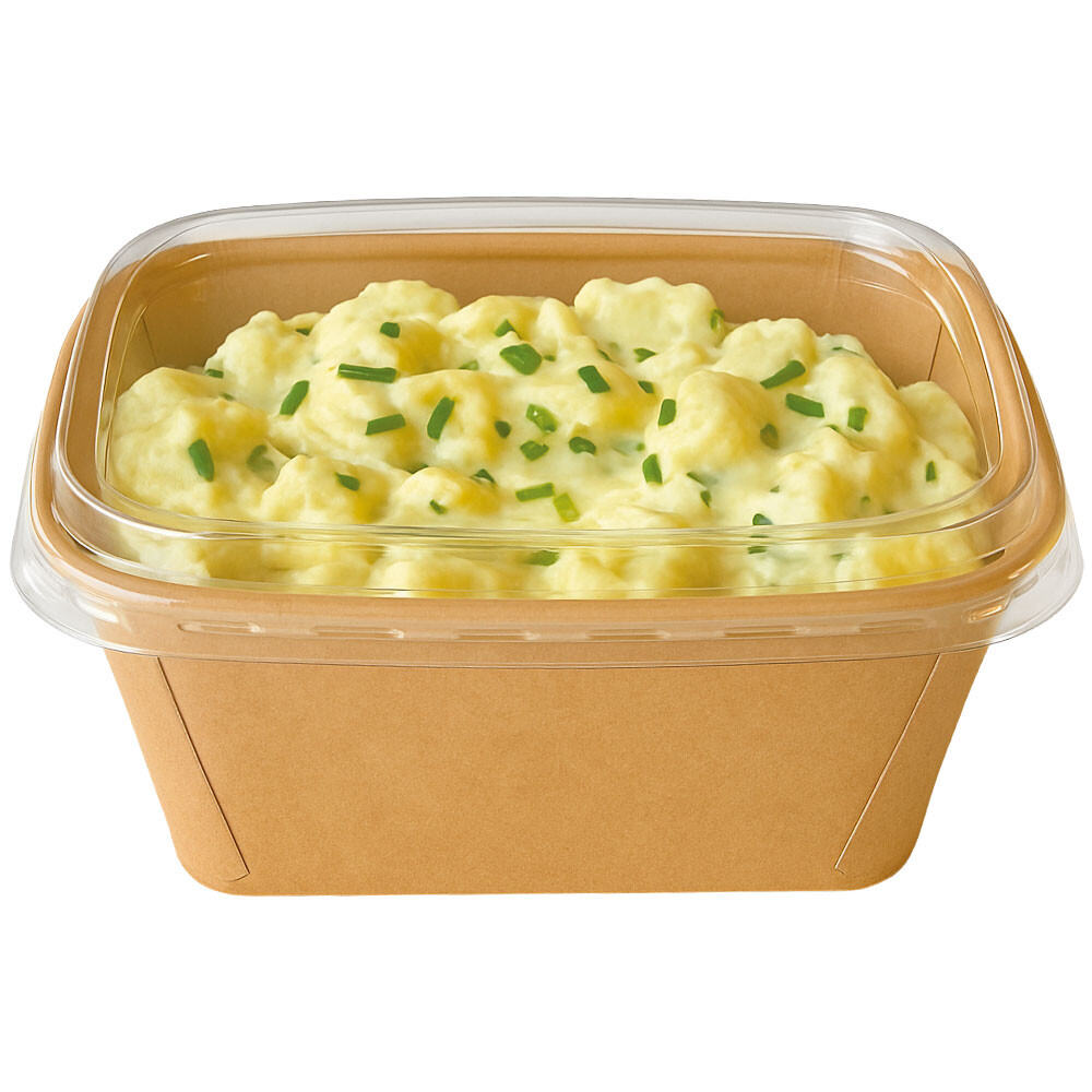 Kraft Feinkostbecher rechteckig braun 250gr. Kraft Feinkostbecher rechteckig braun 250gr.