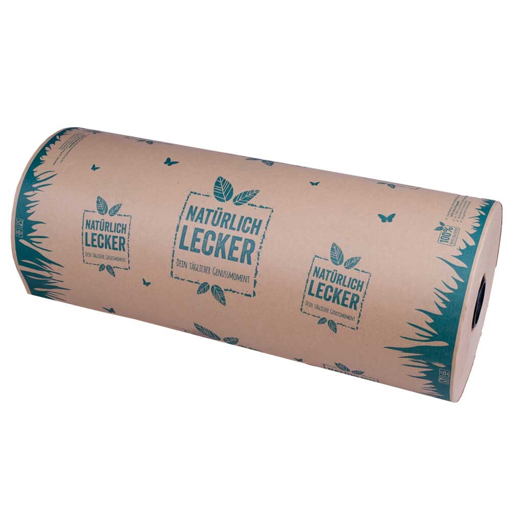 Kucheneinschlagpapiere mit Neutralmotiven Natürlich lecker Kucheneinschlagpapiere mit Neutralmotiven Natürlich lecker