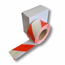 LDPE Absperrband - Flatterband Zutrittsverbot 2-seitig rot-weiß LDPE Absperrband - Flatterband Zutrittsverbot 2-seitig rot-weiß