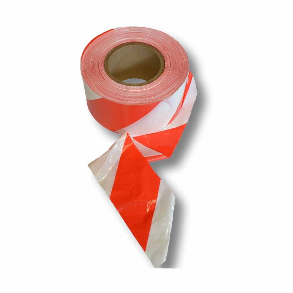 LDPE Absperrband - Flatterband Zutrittsverbot 2-seitig rot-weiß LDPE Absperrband - Flatterband Zutrittsverbot 2-seitig rot-weiß