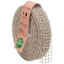 Leinengitterband Naturfarben 40 mm Leinengitterband Naturfarben 40 mm
