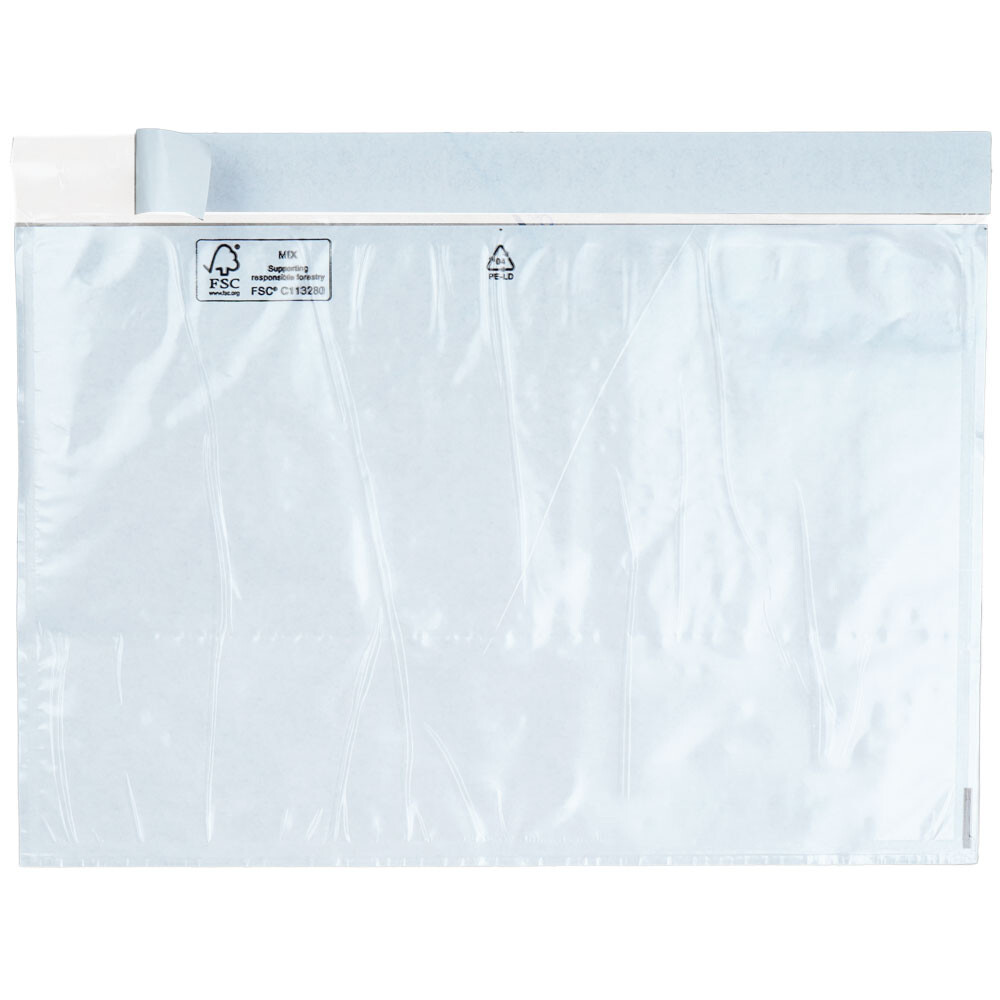 Lieferscheintaschen ohne Druck Querformat C5 mit Repertierverschluss Lieferscheintaschen ohne Druck Querformat C5 mit Repertierverschluss