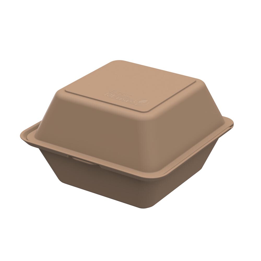 Mehrweg Burgerboxen PP braun Mehrweg Burgerboxen PP braun