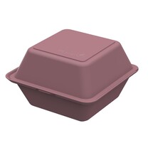 Mehrweg Burgerboxen PP rot Mehrweg Burgerboxen PP rot