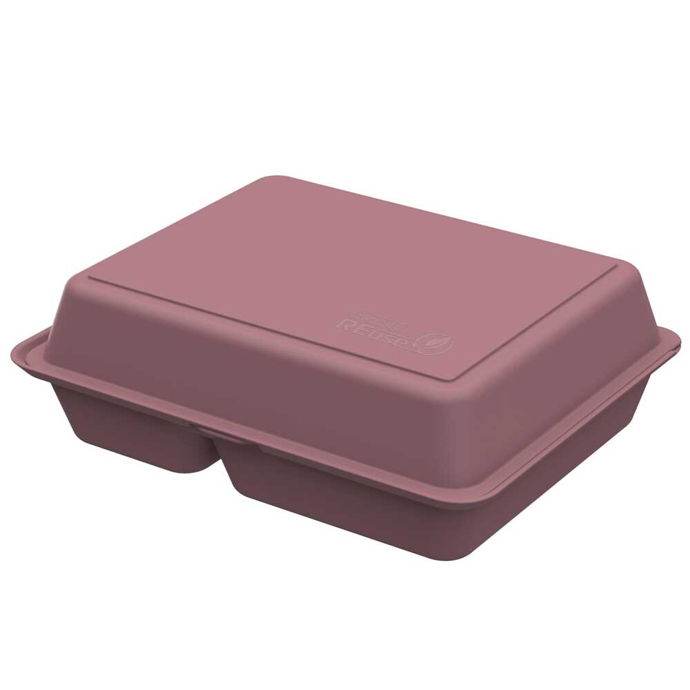 Mehrweg Menüboxen rot mit Klappdeckel 1200 ml Mehrweg Menüboxen rot mit Klappdeckel 1200 ml