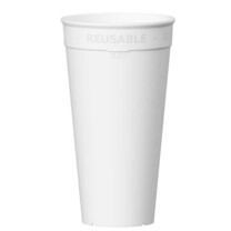 Mehrwegbecher weiß 500 ml