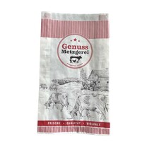 Metzgerfaltenbeutel Genuss Metzgerei weiß 17 5 x 28 cm Metzgerfaltenbeutel Genuss Metzgerei weiß 17 5 x 28 cm