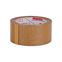 monta® Packband 124 PVC - extra stark braun
