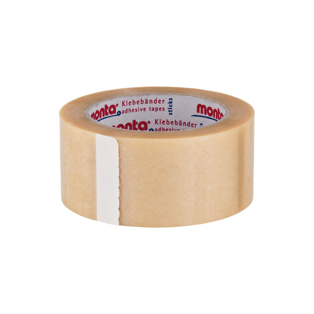 monta® Packband 124 PVC - extra stark transparent monta® Packband 124 PVC - extra stark transparent