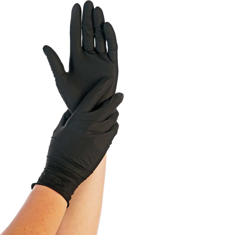 Nitrilhandschuhe Extra Safe schwarz Größe XL