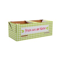 Obstkörbe frisch aus der Natur weiß 2 kg mit Griff Obstkörbe frisch aus der Natur weiß 2 kg mit Griff