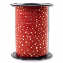 Packpapier - Ringelband - Weihnachten Rot Gold Packpapier - Ringelband - Weihnachten Rot Gold