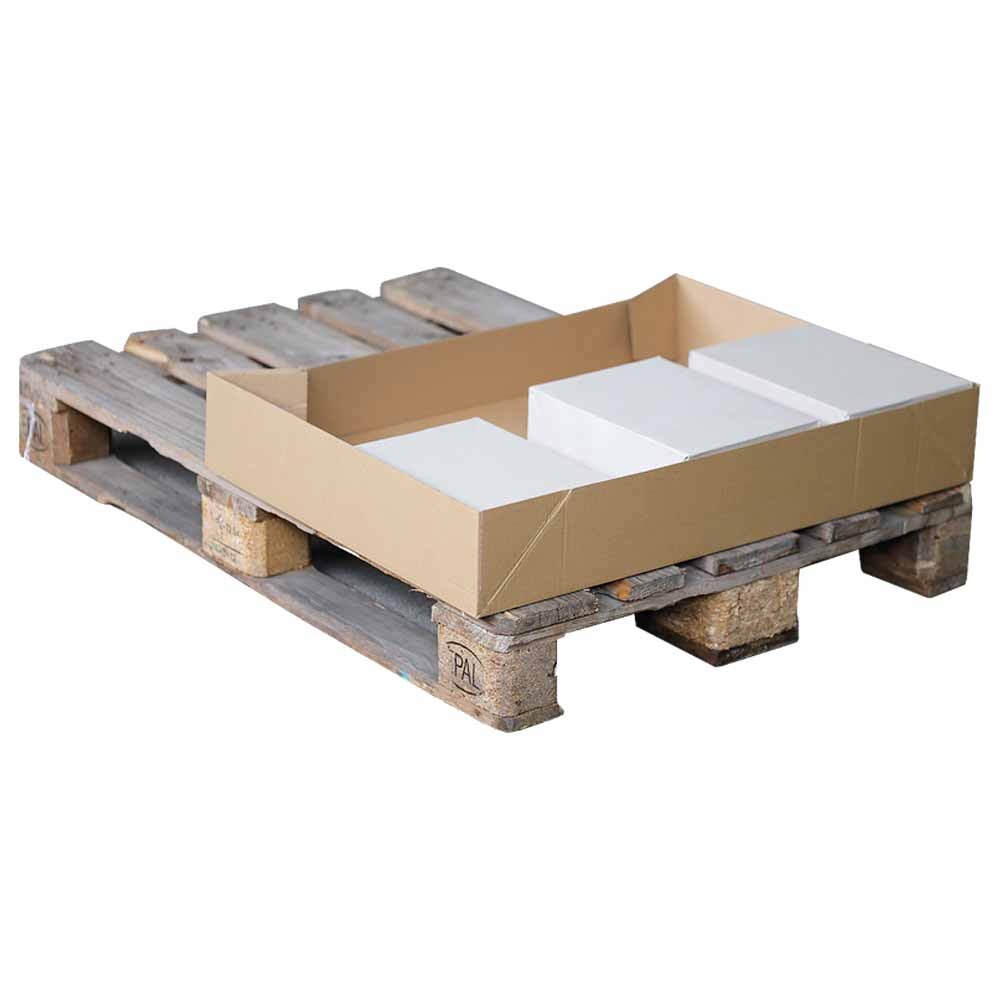 Palettenboden oder -deckel aus Wellpappe 800 x 603 x 132 mm