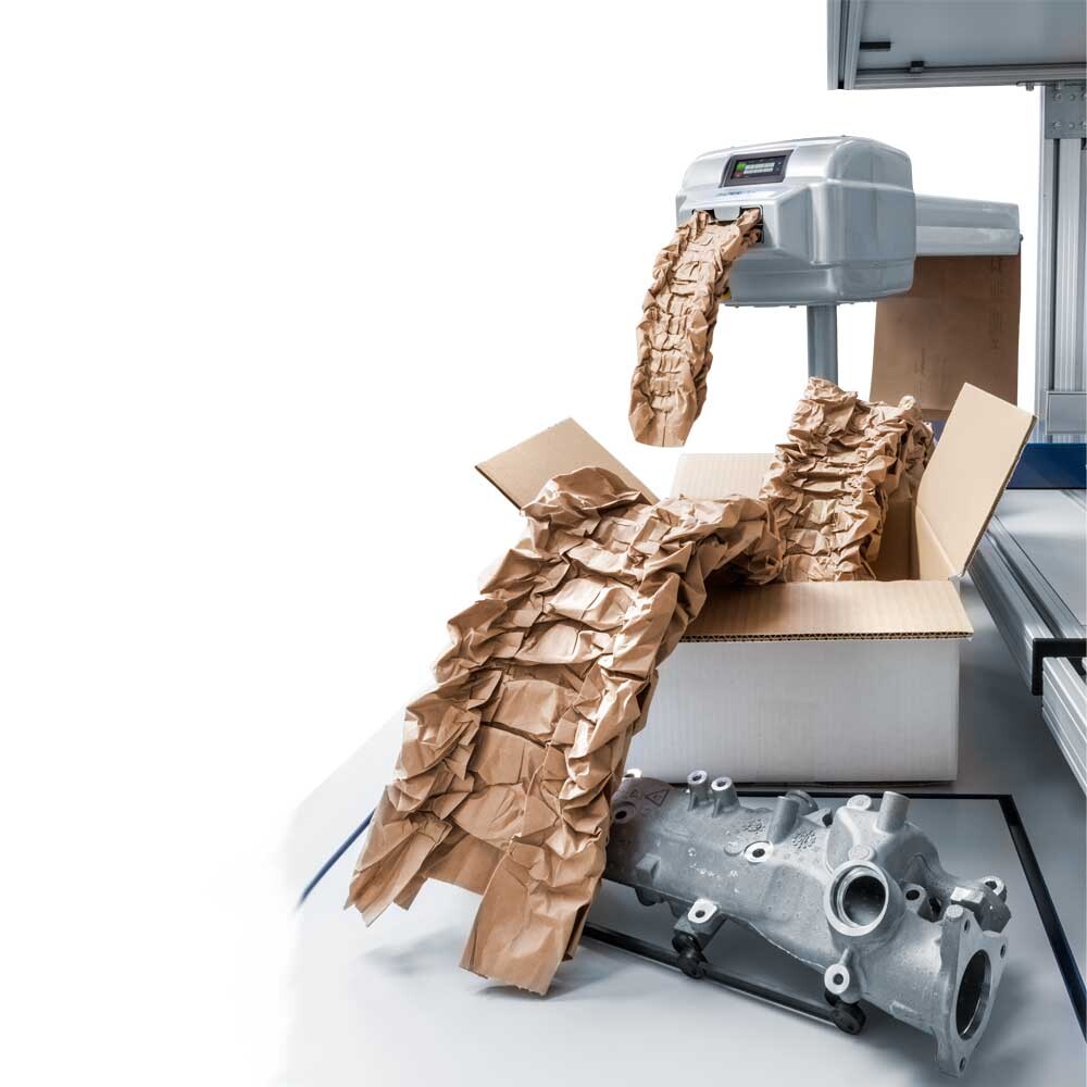 PAPERplus® Track² Papierpolstermaschine 400 mm Palette PAPERplus® Track² Papierpolstermaschine 400 mm Palette