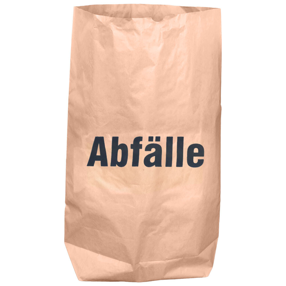 Papier-Abfallsäcke 60 L "Abfälle" Papier-Abfallsäcke 60 L "Abfälle"