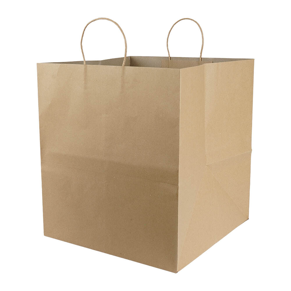 Papier-Tragetasche XXL braun 350 + 350 x 400 mm Papier-Tragetasche XXL braun 350 + 350 x 400 mm