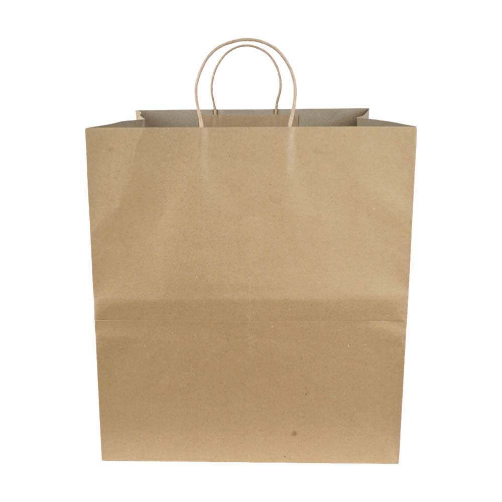Papier-Tragetasche XXL braun 350 + 350 x 400 mm Papier-Tragetasche XXL braun 350 + 350 x 400 mm