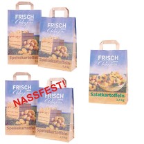 Papier-Tragetaschen braun für Kartoffeln Papier-Tragetaschen braun für Kartoffeln