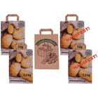 Papier-Tragetaschen braun fuer Kartoffeln