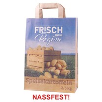 Papiertragetasche Speisekartoffeln 2500g nassfest Papiertragetasche Speisekartoffeln 2500g nassfest
