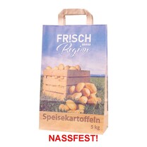 Papiertragetasche Speisekartoffeln 5 kg nassfest Papiertragetasche Speisekartoffeln 5 kg nassfest