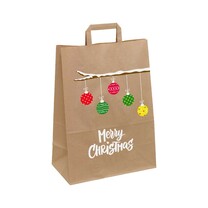 Papiertragetaschen Weihnachtsmotiv Weihnachtsbaum klein