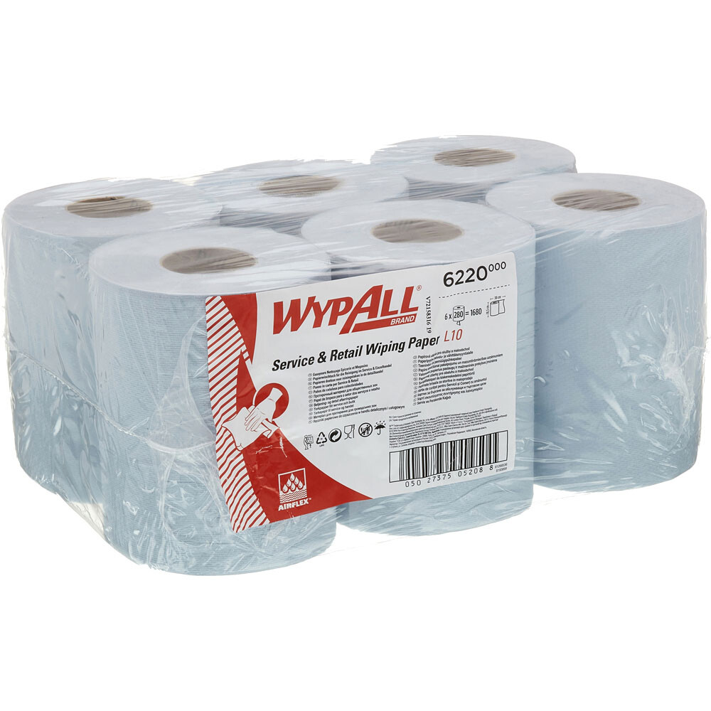 Papierwischtuch Wypall® Reach für Service und Einzelhandel blau Papierwischtuch Wypall® Reach für Service und Einzelhandel blau