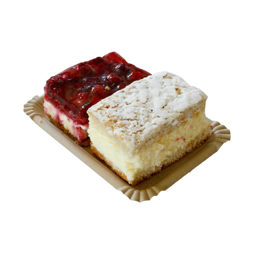 Kuchen- & Pappteller aus braunem Kraftkarton rechteckig 13 x 20 cm