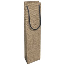 Piccolo - Tragetaschen Kraftpapier braun-Jute