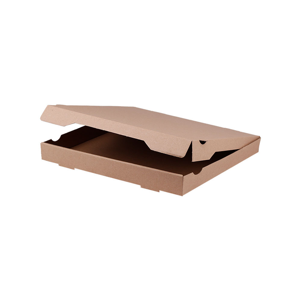 Pizzakarton braun unbedruckt 26 x 26 x 4,2 cm Pizzakarton braun unbedruckt 26 x 26 x 4,2 cm